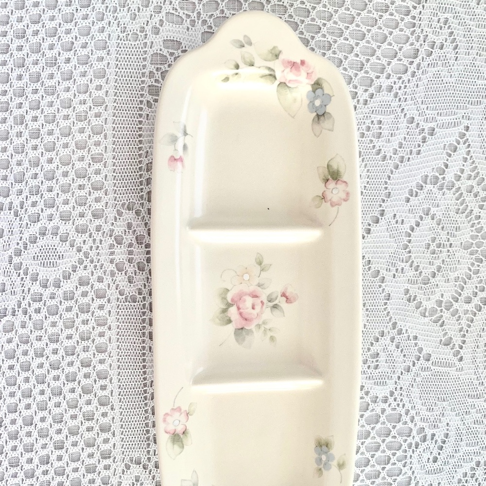 Pfaltzgraff Tea Rose Relish Dish